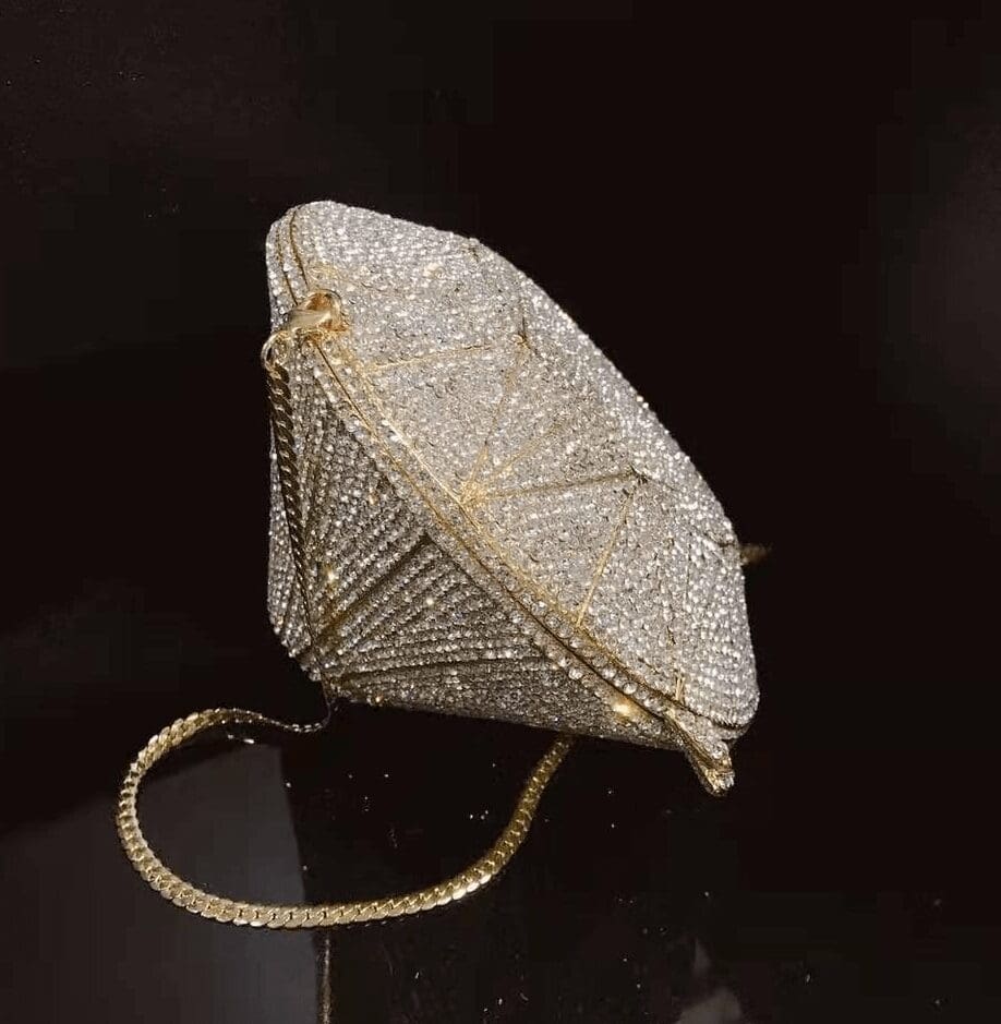 diamond treasure Swarovski crystal purse