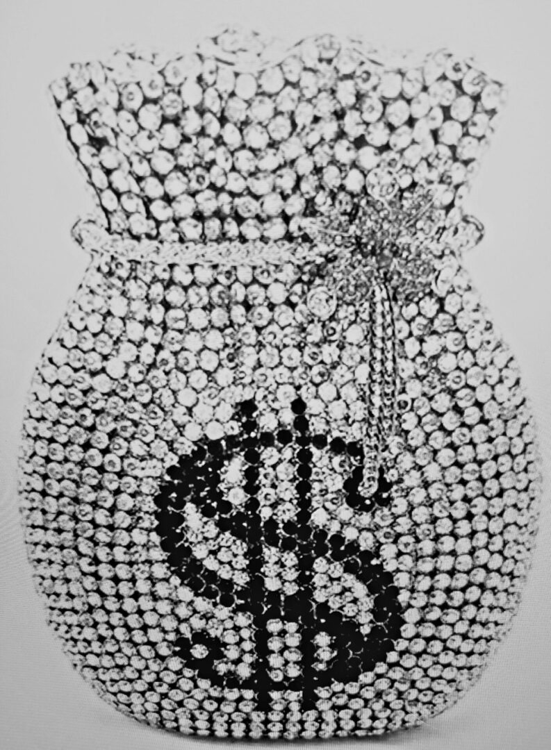 Swarovski Crystal moneybag purse